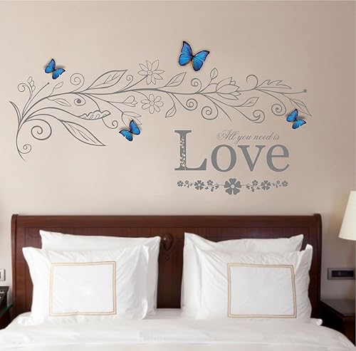 All You Need Is Love Quote Vinilo Decorativo Para Pared Mural