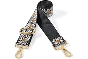 PAXMATE Purse Strap 1.97" Wide Replacement Crossbody Strap Handbag Guitar Strap Purse Shoulder Strap Adjustable