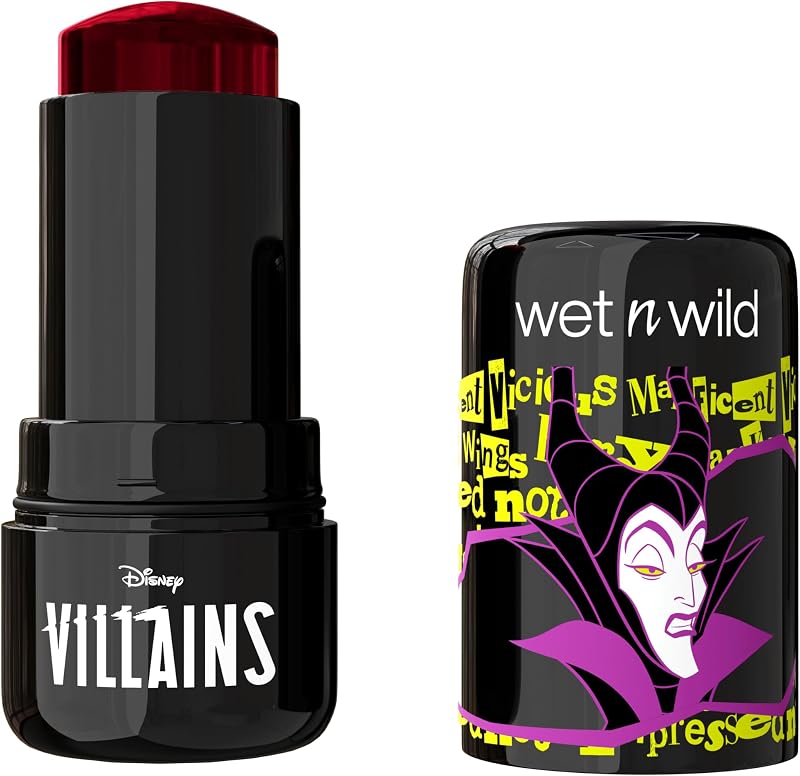 x Disney Villains Jelly Blush, Blush Gel Modulable, Fini Dewy Glow - Inspiré de Maléfique, Fiery