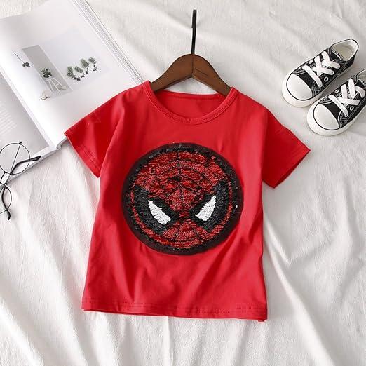 magliette con paillettes reversibili maschio