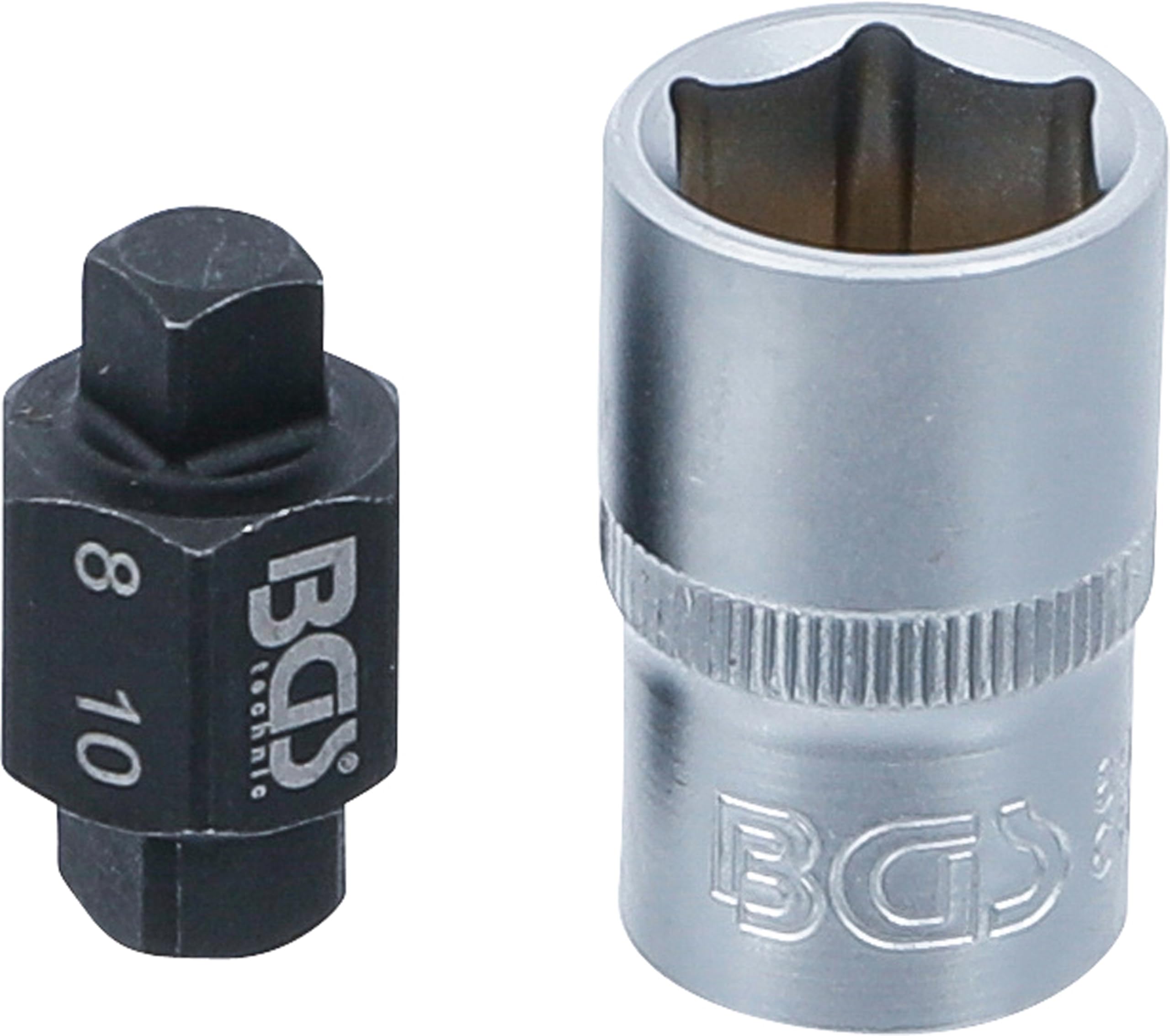 BGS 8991 | Oil Drain Plug Socket | 4-pt. | 8 mm / 10 mm