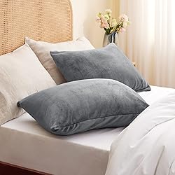 BEDELITE Flannel Pillowcases Standard Set of