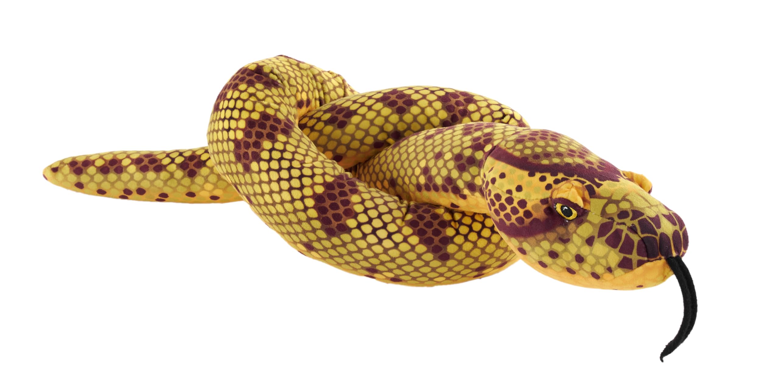 Wild Republic Snakes Eco Anaconda, Stuffed Animal, 54 Inches, Plush Toy, Fill is Spun Recycled Water Bottles, Eco Friendly