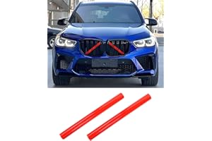 Grille Insert Trims for BMW X3 X4 X5 X6 X7 Series,M-Performance V Brace Wrap Covers Grill Stripes for BMW (G01 G02 G05 F25, R