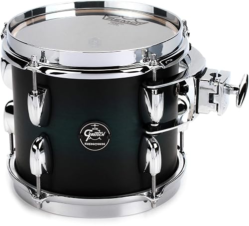 Gretsch Drums Renown Mounted Tom-7 x 8 inch-Satin Antique Blue Burst ...