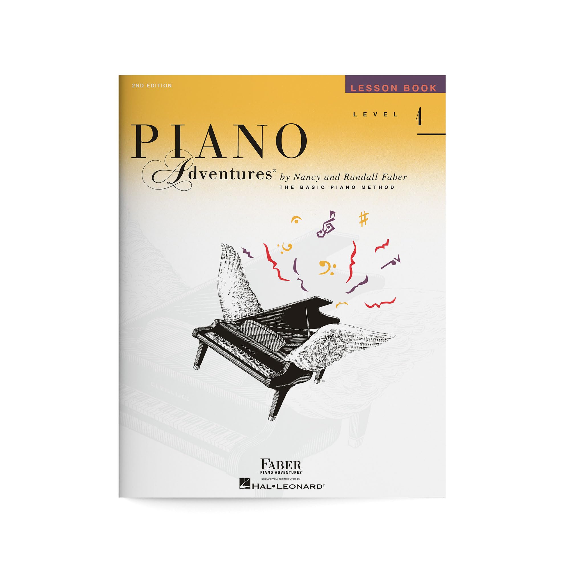Piano Adventures Lesson Book Vol. 4. 2nd Edition | Piano Sheet Music Method Book for Developing Students | Intermediate Piano Tutor with Classical and Traditional Repertoire Study