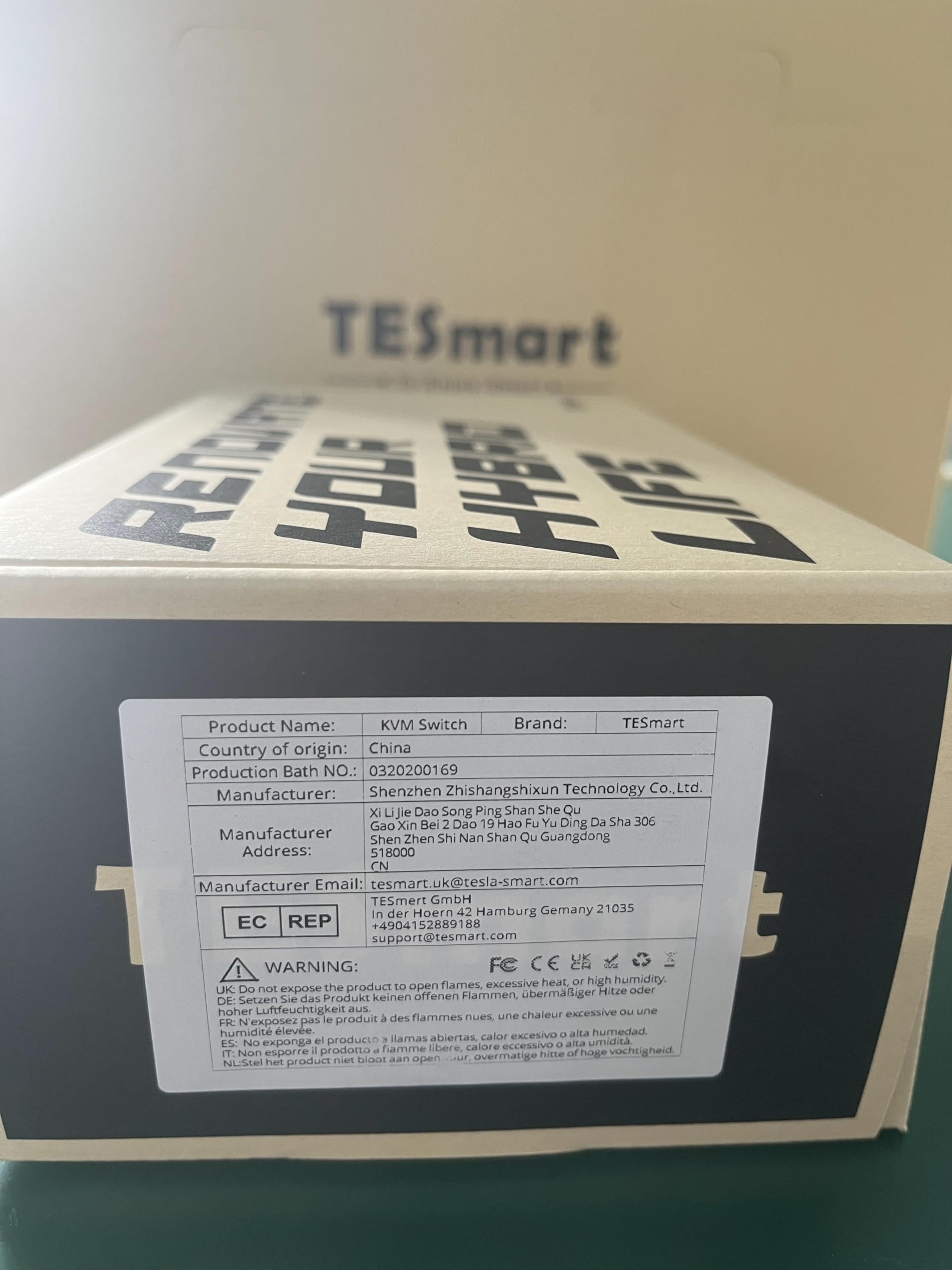 TESmart 1080P 60Hz Long Range 984ft USB VGA KVM Extender Over Cat5e Cat6 Ethernet Cable (up to 984ft/300m, Transmitter+Receiver)