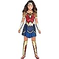 Party City Wonder Woman 1984 Halloween Costume for Girls, Medium (8-10), Includes Dress and Accessories
