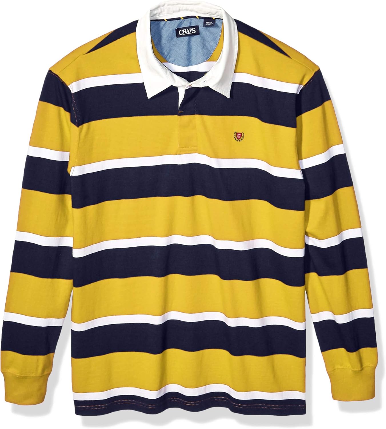 Chaps Men's Big and Tall Heritage Collection Rugby Shirt