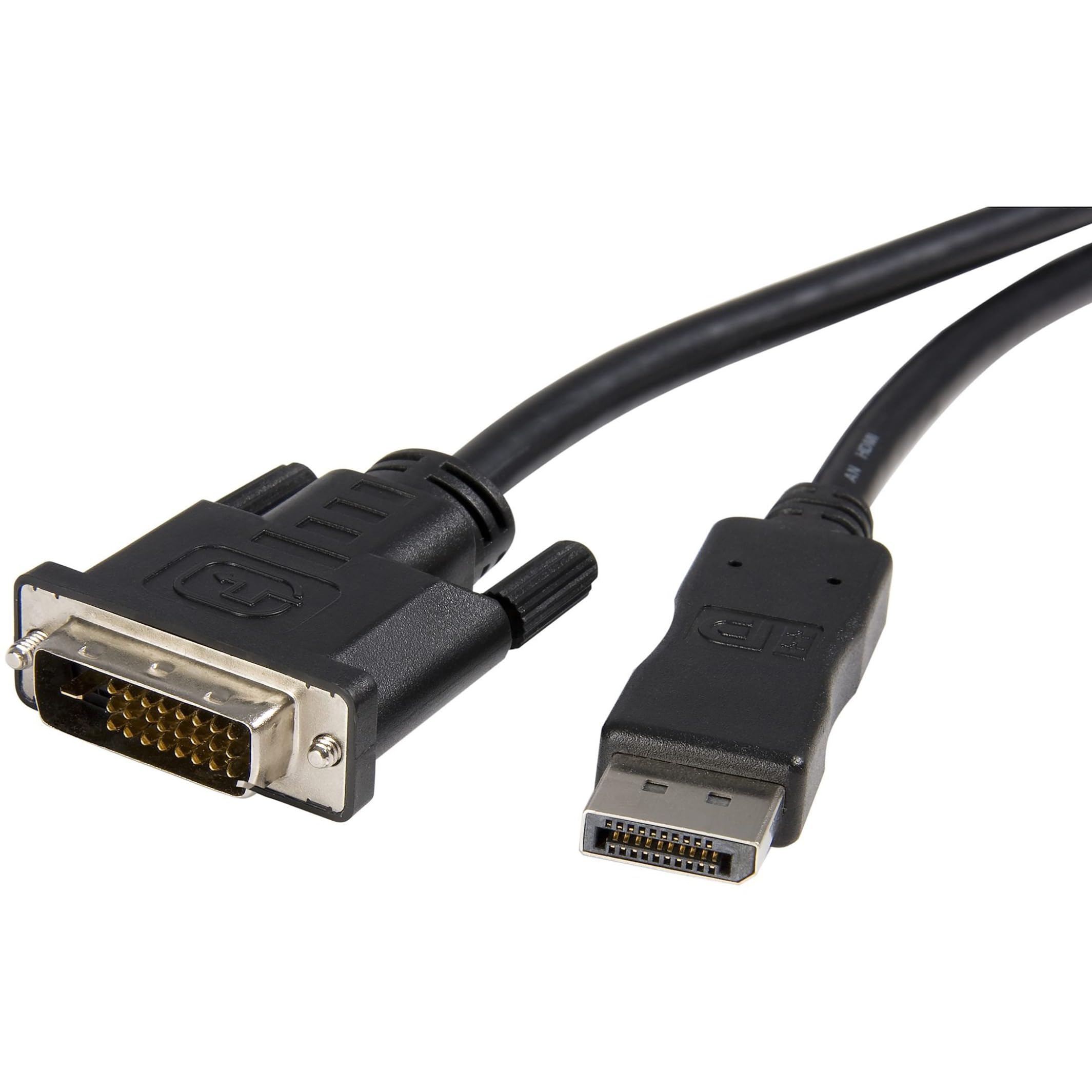 StarTech.com 10ft (3m) DisplayPort to DVI Cable - DisplayPort to DVI Adapter Cable 1080p Video - DisplayPort to DVI-D Cable Single Link - DP to DVI Monitor Cable - DP 1.2 to DVI Converter (DP2DVIMM10) โ image 1