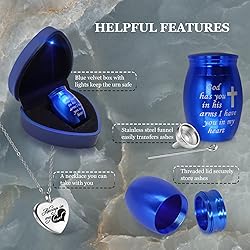 Small Urns for Ashes Keepsake Comes with Heart Box