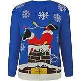Gloria&Sarah Ugly Christmas Sweaters Sweatshirt Outfits for Women Men Funny Shirts Tops 3D Cute Hoodie Pullover