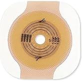 Hollister 11204 CeraPlus Flat Two-Piece Skin Barrier with Adhesive Border (Tape), 5 Pack, Cut-to-Fit up to 2-1/4&rdquo; &ndash; 2-3/4&rdquo; Flange