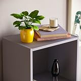 Vida Designs Oxford 5 Tier Cube Bookcase Grey Wood Shelving Unit view 4