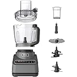 Ninja BN601 Professional Plus Food Processor, 1000 Peak Watts, 4 Functions for Chopping, Slicing, Purees & Dough with 9-Cup P