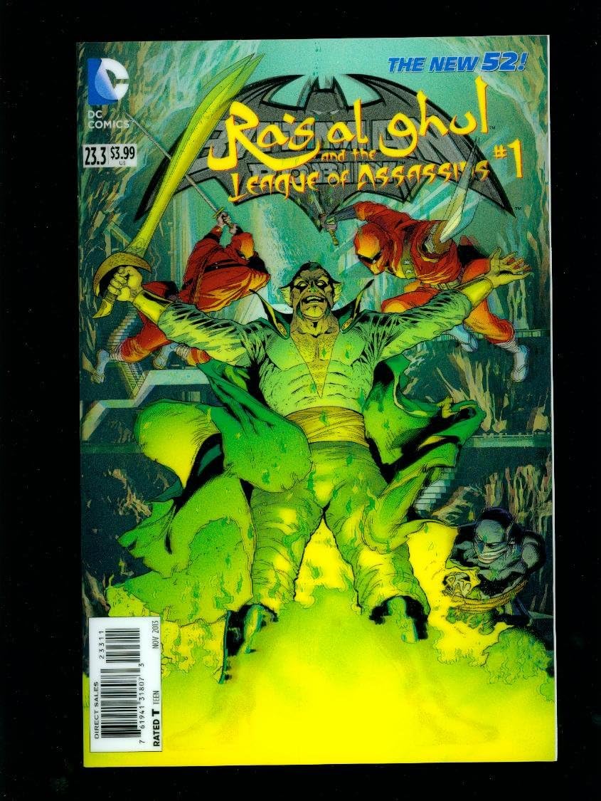 Amazon Com Batman And Robin 23 3 Ra S Al Ghul 3 D Variant