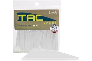 TAC Vanes Driver Hybrid Vanes, Vanes for Archery Bowhunting and Recreational Shooting