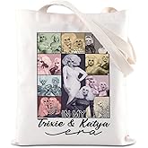 RPDR TV Show Merchandise Inspired Tote Bag Drag Race Gift Trixie & Katya Quote Canvas Bag Drag Queen LGBTQ Pride Gift (T&KEraToteS)