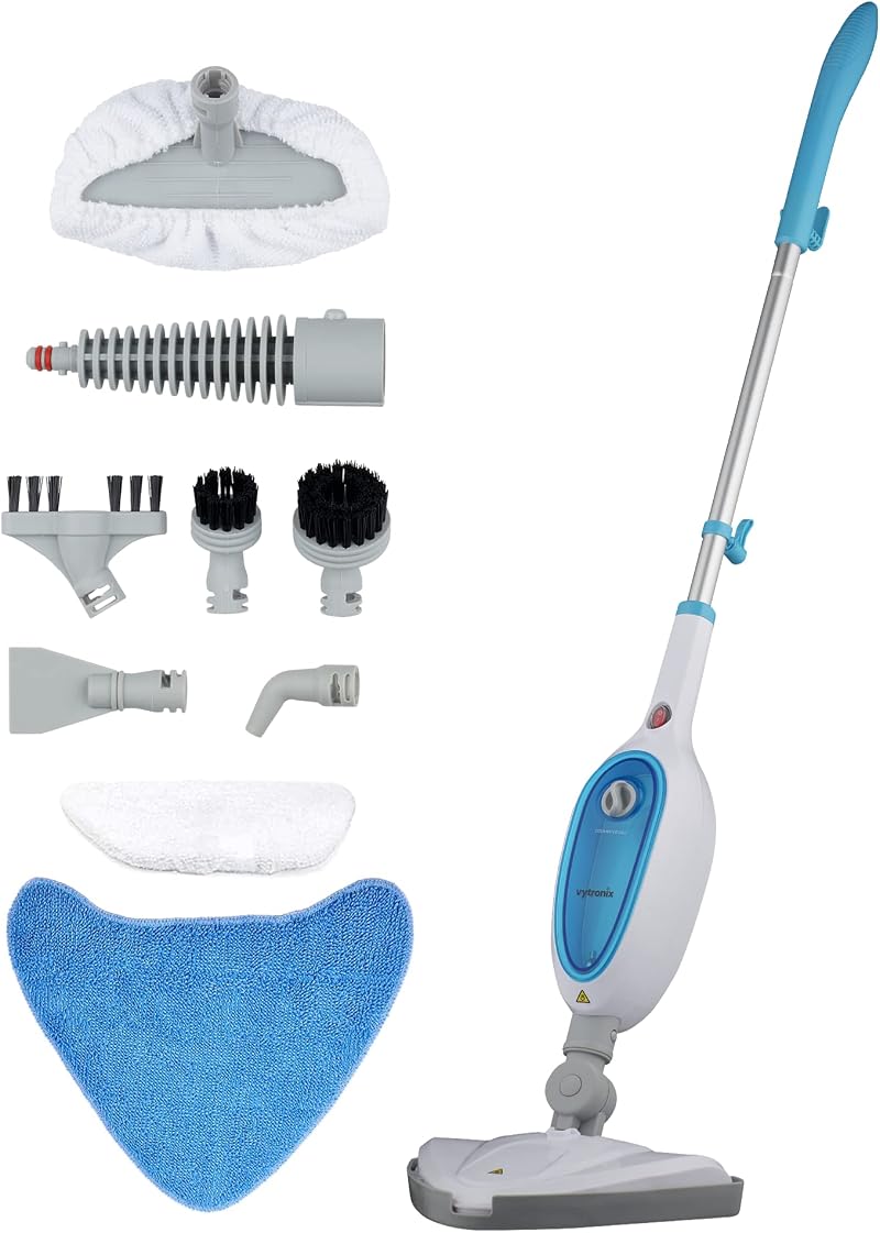 Vytronix USM13 10 in 1 Upright Steam Cleaner Mop 1300W 6m Cord
