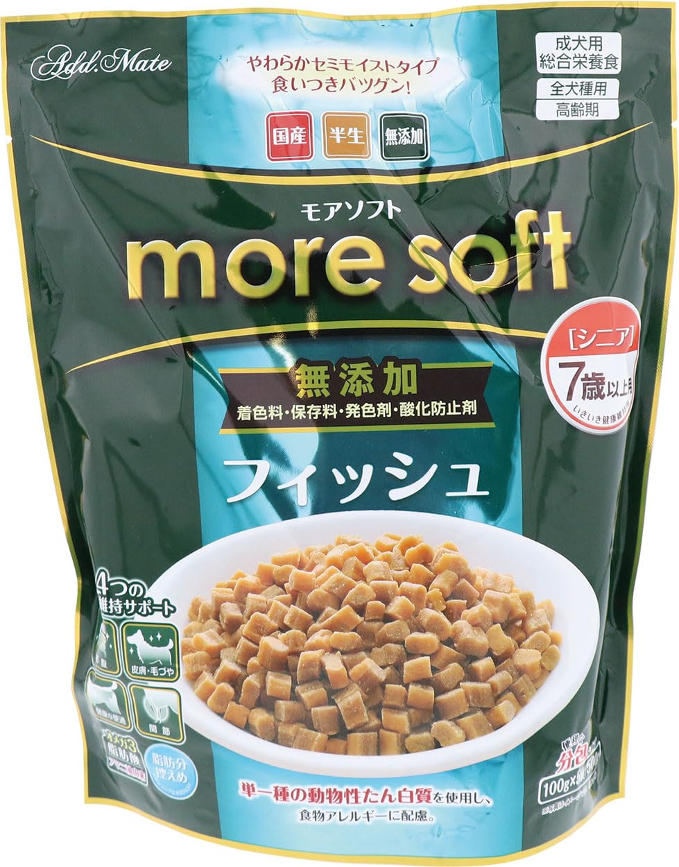 アドメイト (ADD. MATE) more soft モアソフト フィッシュシニア 500g商品画像