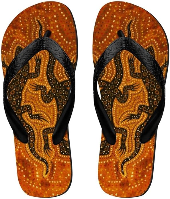 lizard flip flops
