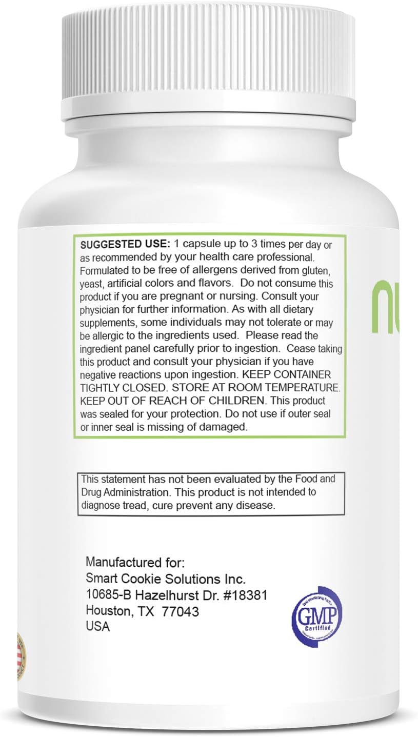 NutriUrica - Uric Acid Support with 6 Key Ingredients - 500 mg 90 Vegetarian Capsules, 90 count (Pack of 1) - Image 4