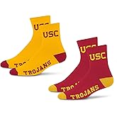 For Bare Feet NCAA unisex-adult Quarter Sock