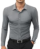 Lion Nardo Stretch Mens Dress Shirts Long Sleeve
