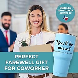 KEDRIAN Farewell Tumbler 30oz, Coworker Leaving