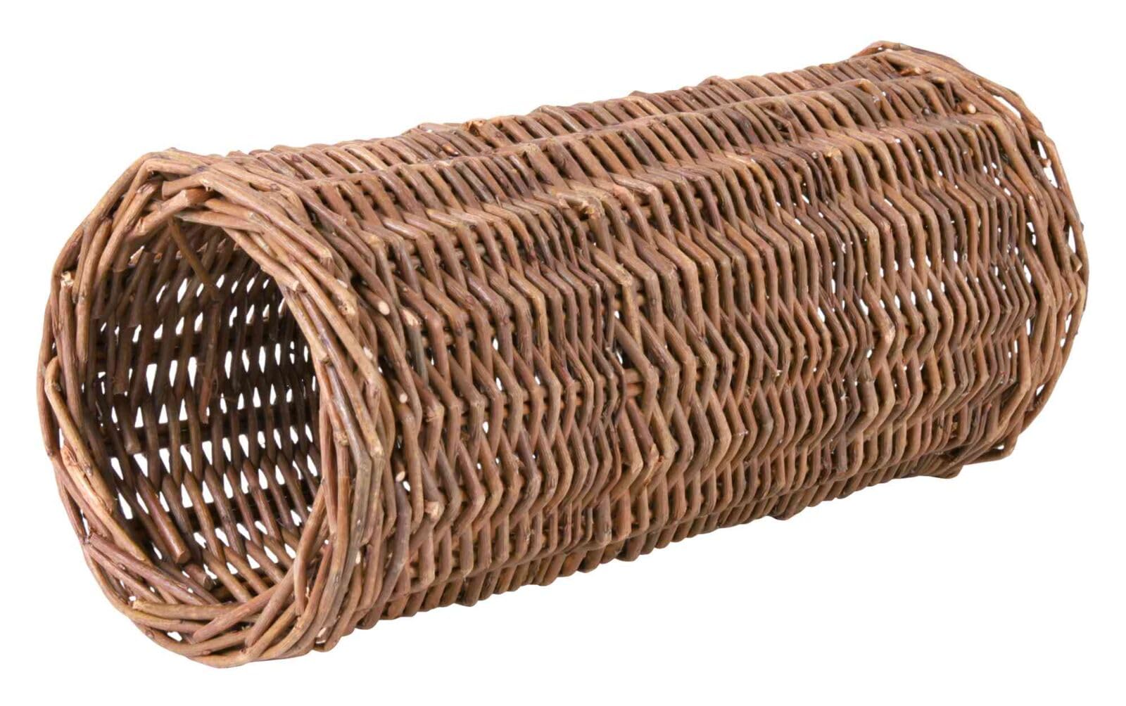 Trixie Wicker Tunnel for Guinea Pigs, 33 x 15 cm,Brown