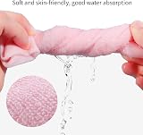 Lanjue 6 Pack Cotton Face Cloths 20x20cm Flannel Washcloths Reusable Makeup view 7