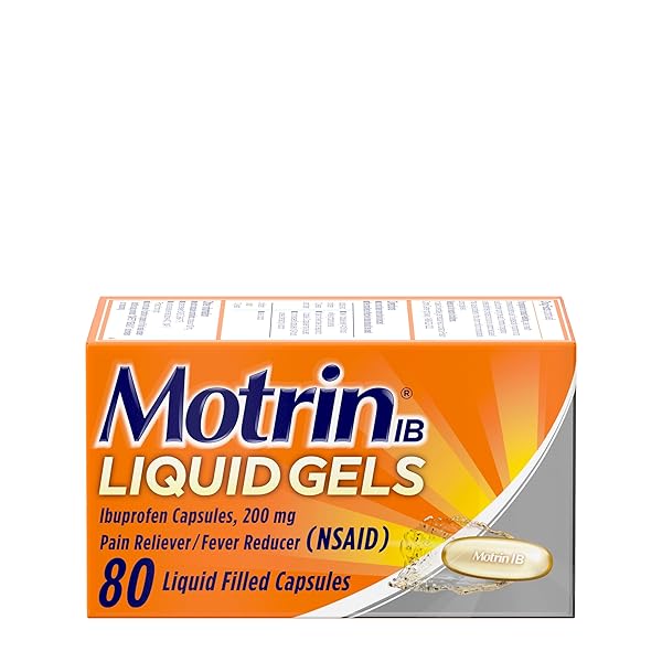 MOTRIN IB LIQUID GELS – PAIN RELIEVER WITH...