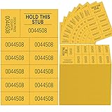 Kosiz 1000 Sheets Raffle Tickets with 10 Bid