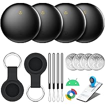 WATSABRO Bluetooth Tracker 4-Pack Smart Tag for Android & Sa