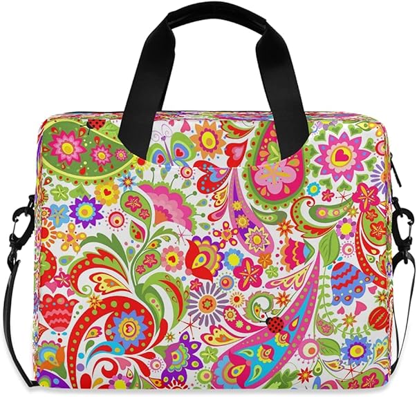 MJ16 Laptop Case Bag Ethnic Paisley Flower Floral Laptops