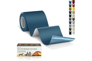 CAHOMO 3x79 Inch Nylon Repair Patch Nylon Repair Tape Self Adhesive Nylon Fabric Tape Outdoor Camping Gear Nylon Repair kit for Tent, Umbrella, Down Jackets, Sleeping Bag, Knapsack （Navy Blue）
