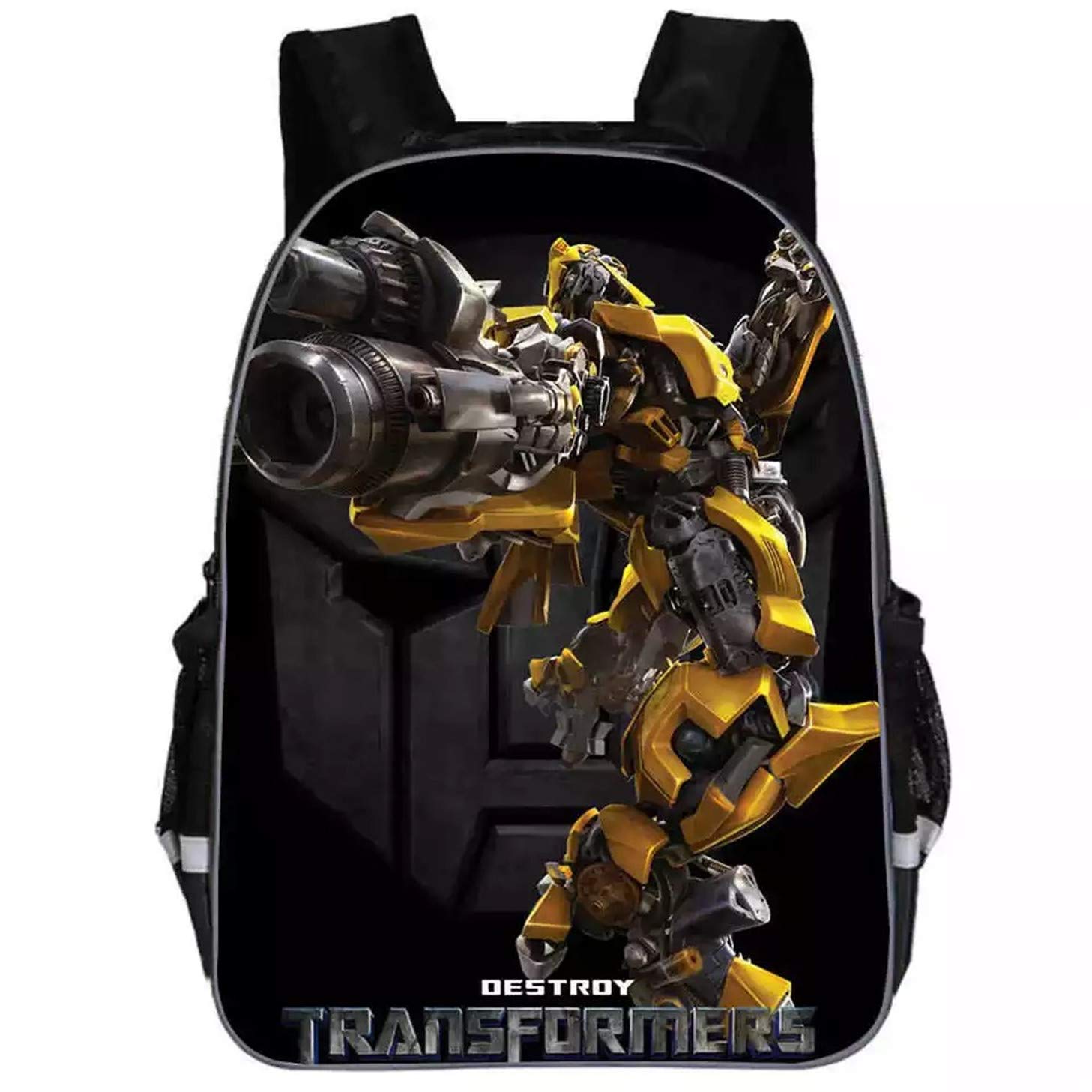 Kids Transformers Backpack Bookbag-Back to School Backpack Boys Girls Travel Bag Bumblebee,Optimus P