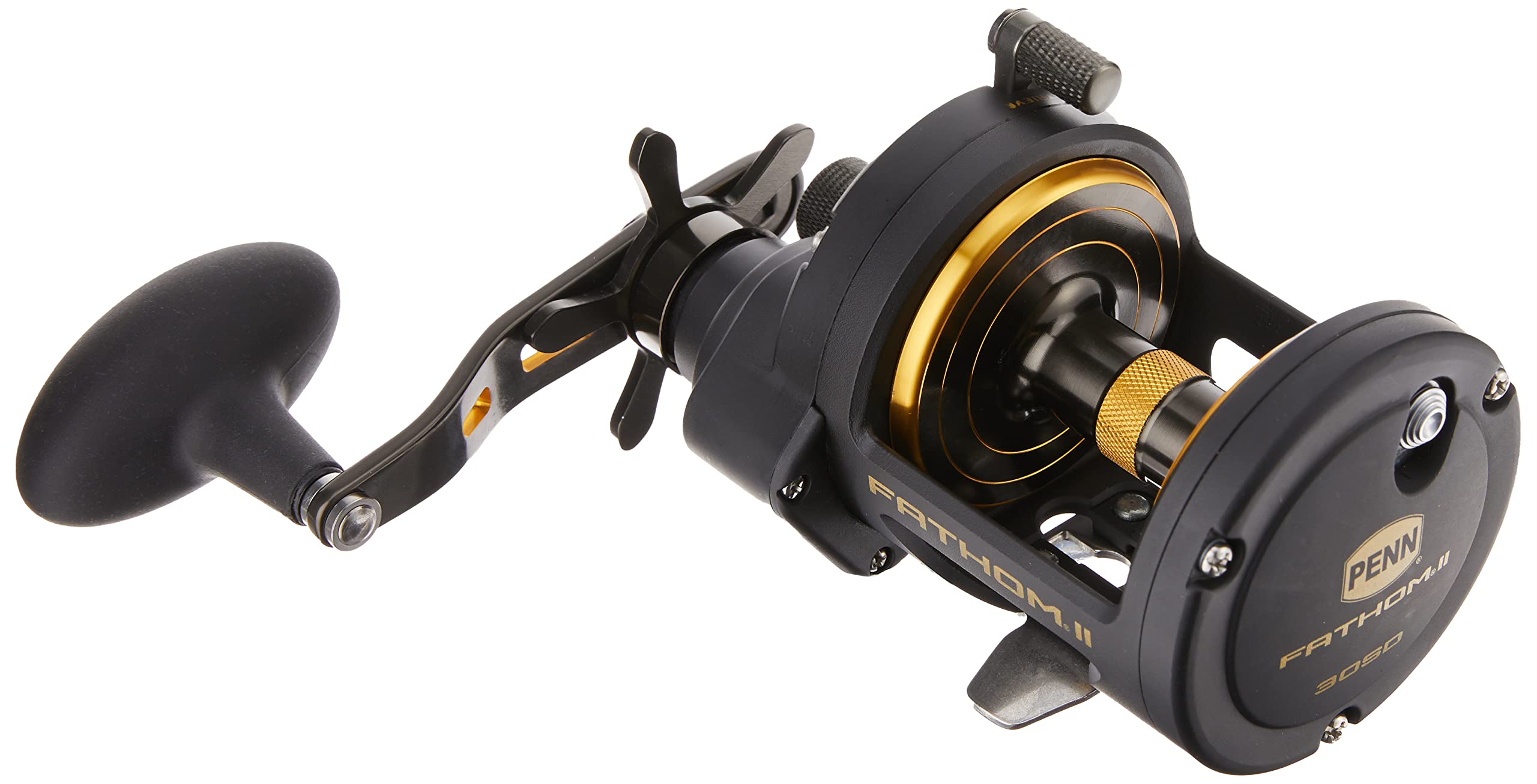 Photo 1 of PENN Fathom II Star Drag Conventional Fishing Reel, Black Gold