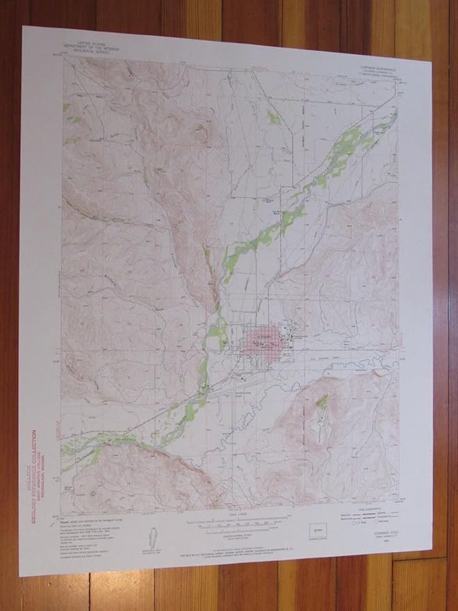 Amazon.com: Gunnison Colorado 1955 Original Vintage USGS Topo Map: Entertainment Collectibles
