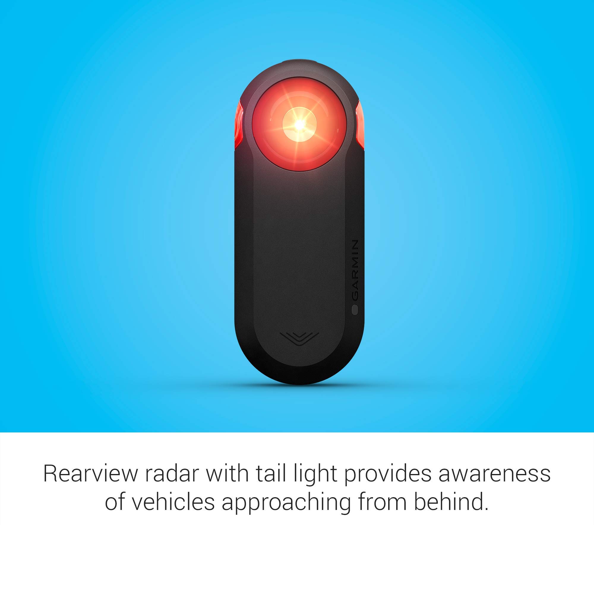 Garmin Varia RTL515, Cycling Rearview Radar with Tail Light, Visual and Audible Alerts for Vehicles Up to 153 Yards Away - 010-02376-00