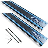 110" Track Saws Guide Rail Replacement for Makita Festool, Includes 2 PCS 55" Aluminum Extruded Guided Rails and 2 Guide Rail
