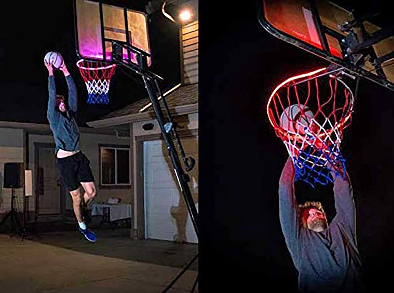 light up basketball hoop kit