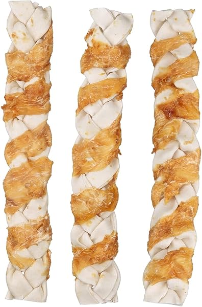 BETTER BELLY HIGHLY DIGESTIBLE RAWHIDE BRAIDS CHEWS, LAMB, TREAT YOUR DOG TO A CHEW WITH NO ARTIFICIAL COLORS OR FLAVORS, 3 COUNT