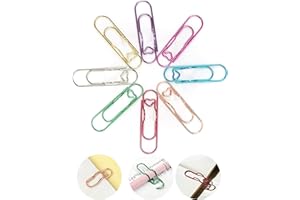 8 Pack Metal Pen Holder Clip for Notebooks, Colorful Cute Heart Pen Clip, Paperclip Pen Holder for Books, Journals and Planne