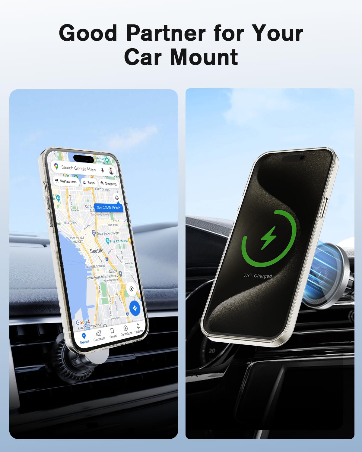 4Pcs Magnetic Sticker for Magsafe, Mag Safe Adhesive Ring Adapter Compatible with iPhone 16/15/14/13/12, Samsung S24 Ultra, Cell Phone Case Magnet Conversion kit for Wireless Charger Car Mount