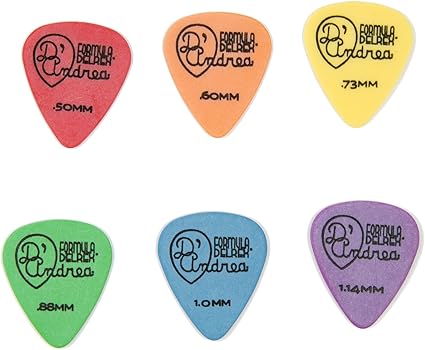 Amazon D Andrea ダンドレア D351 ギターピック Formula Delrex D351 432枚パック デルリン素材 ギターピック 楽器