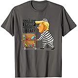 Impeach Trump Apparel Co.Anti-Trump Library Funny Grey T-Shirt: Classic Fit, Crew Neck, Short Sleeve - Impeach Trump ApparelOEKO-TEX STANDARD 100