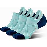 BRISIRA Bamboo Viscose Coolmax Mens No Show Socks Cushioned Moisture Wicking Anti Blister Athletic Low Cut Socks