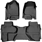 MAXLINER Custom Floor Mats 2 Row Liner Set Compatible with 2014-2018 Chevrolet Silverado 1500