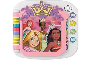 eKids Disney Princess Interactive Book with Preschool Learning Activities, Educational Toys for Toddlers and Fans of Disney Princess Toys